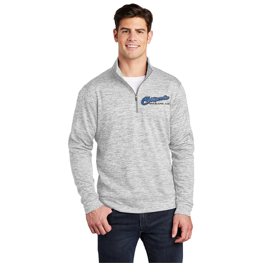 Sport-Tek® PosiCharge® Electric Heather Fleece 1/4-Zip Pullover